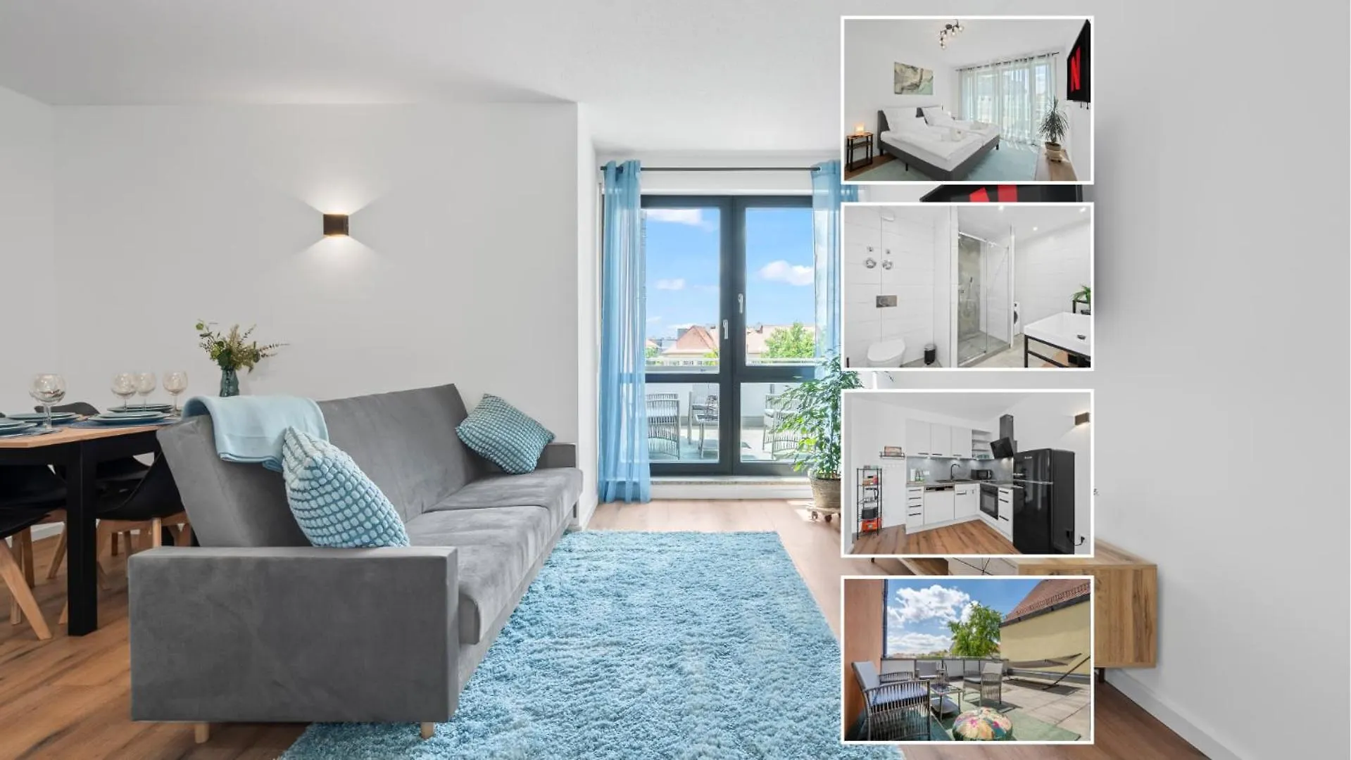 Nexstay Lux Wohnung Mit Dachterrasse Und Parkplatz Neumarkt in der Oberpfalz Apartment